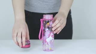 Lilliputiens - nerezová fľaša na pitie - dráčik Joe - 600 ml