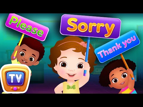 Say Please, Sorry and Thank You! - Good Habits For Children | ChuChu TV Nursery Rhymes & Kids Songs