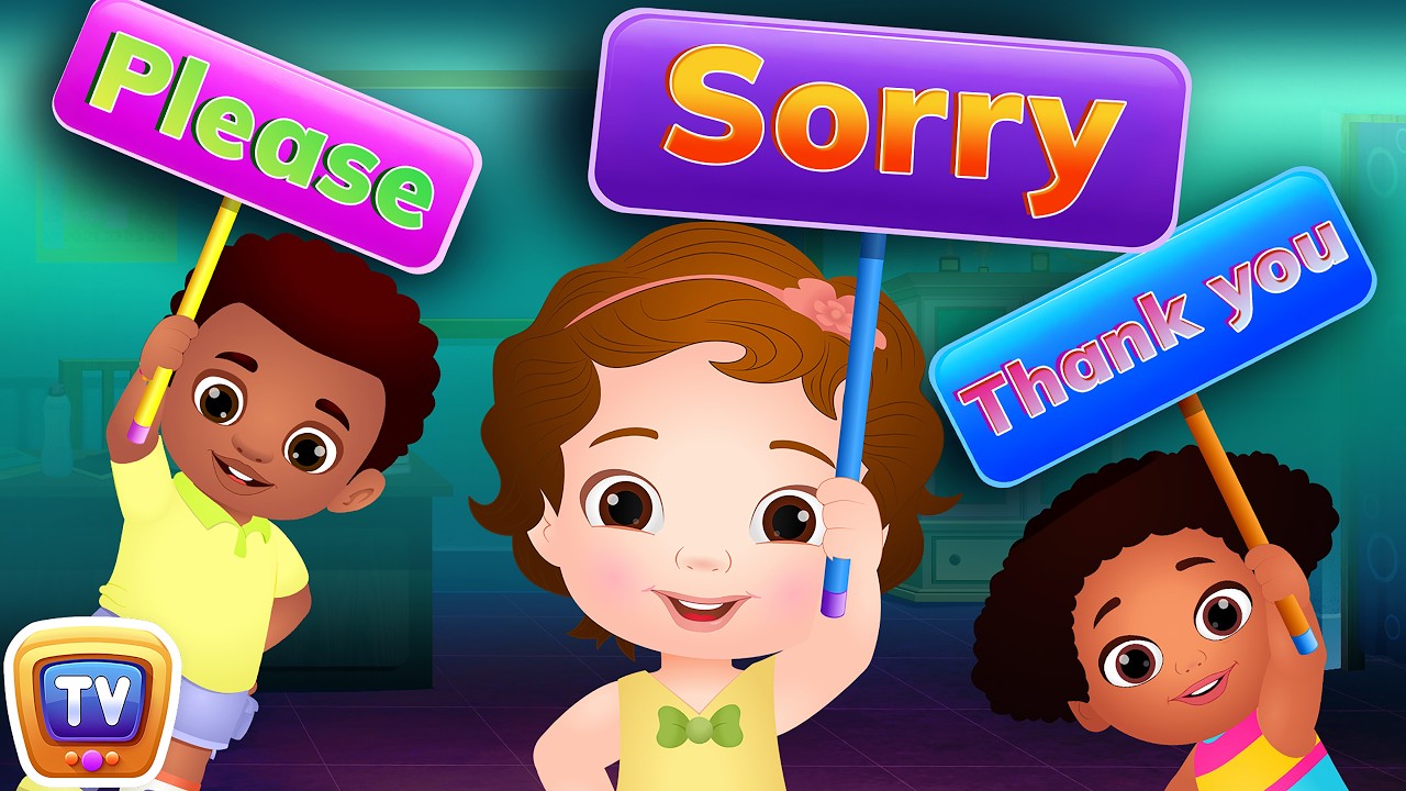Say Please, Sorry and Thank You! - Good Habits For Children | ChuChu TV Nursery Rhymes & Kids Songs