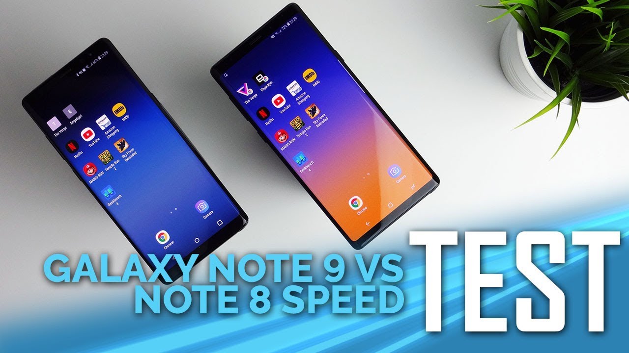 Samsung Galaxy Note 8 vs Note 9 (8GB) - Speed Test!