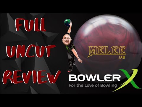 Melee Jab Blood Red Bowling Ball by Brunswick | Full Uncut Review with Commentary