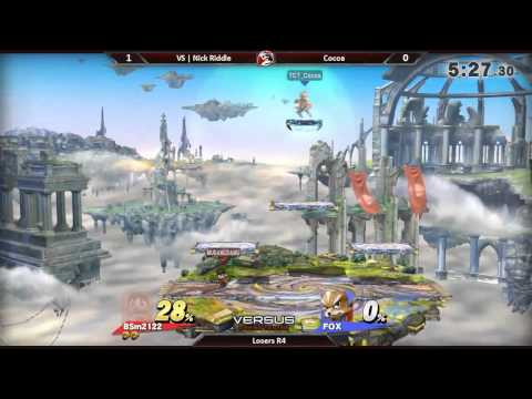 Versus Weekly 7/2/15 - Losers R4 - NickRiddle (Brawler) vs. Cocoa (Fox) - Smash 4