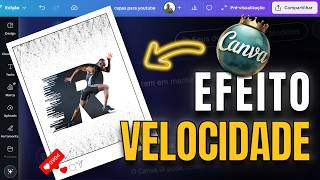 Como Colocar Imagem Dentro da Letra no Canva (Efeito de Velocidade)