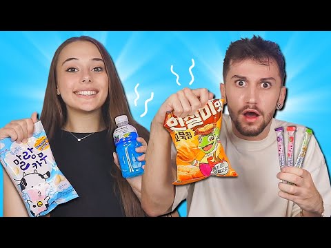 JÁ A MOJE PŘÍTELKYNĚ OCHUTNÁVÁME KOREJSKÉ DOBROTY...