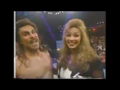 Johnny B. Badd (Marc Mero) w/ Kimberly vs. The Gambler (01 08 1996 WCW Prime)