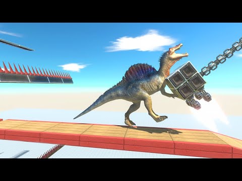 Hammer and Spikes Combo Attack - Animal Revolt Battle Simulator