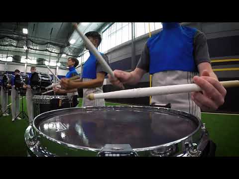Hebron HS Drumline 2021 Snare Cam - CHAOS THEORY