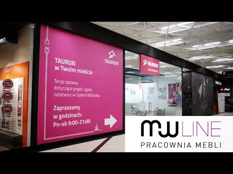 Wyspa Tauron w Galerii Wiślanka /Pracownia Mebli MW LINE