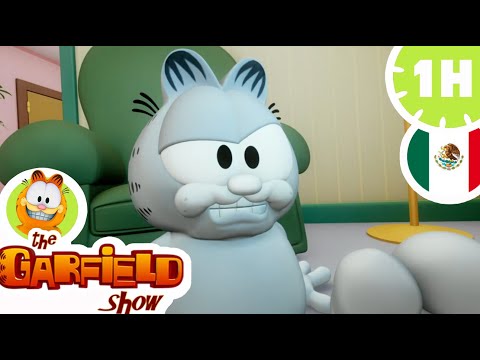 🤣 ¡Garfield está en blanco y negro! 🤣 Nueva compilación de episodios - Garfield Show