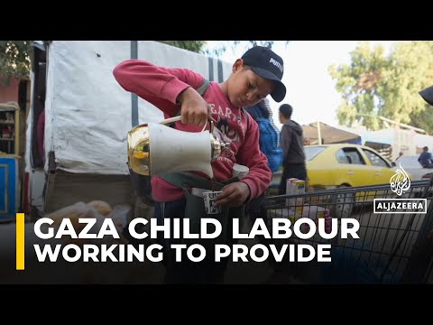 Gaza’s children carry adult responsibilities as Israel's war forces them into work