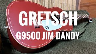 Video thumbnail for Gretsch G9500 Jim Dandy (Limited Edition Oxblood color!) by Tweed Hut Music