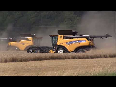 3x New Holland CR 10.90 och 2x HAWE på Skabernäs HB