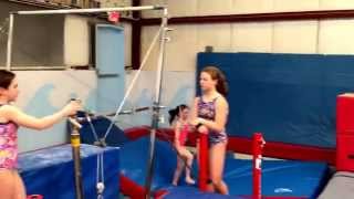 preview picture of video 'Dream Big Level 5-7s Monday Funday at Warwick Dance and Gymnastics Academy. New skills!'