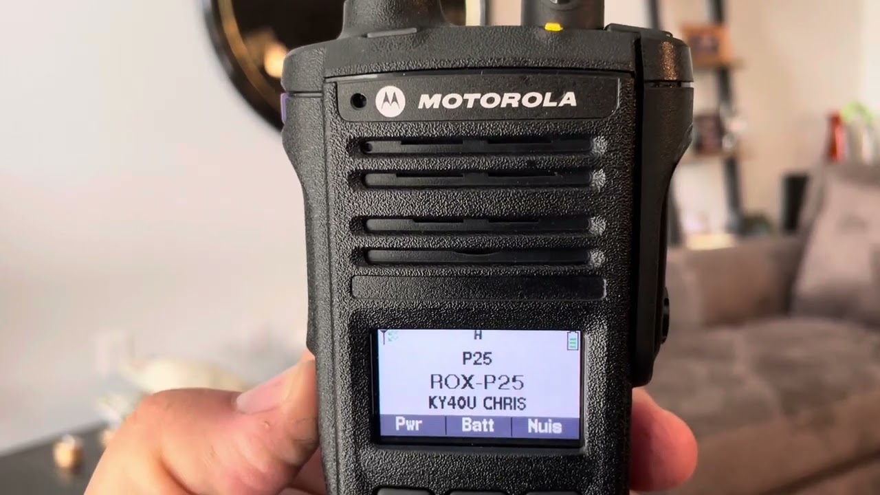 Video hướng dẫn 1 Motorola APX4000 P25 Ham Radio