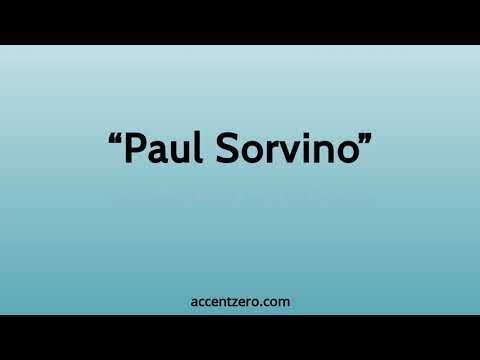 Pronounce "Paul Sorvino" - South Korean accent vs. native U.S.