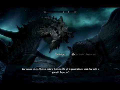 Paarthurnax' speech about trust, 1080p