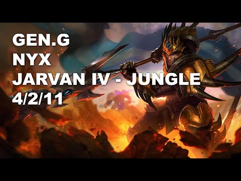 Gen.G Nyx Jungle Jarvan IV vs Nidalee - KR Grandmaster Patch 10.8
