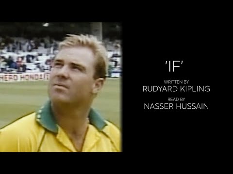 Nasser Hussain reads Rudyard Kipling's If | Shane Warne tribute