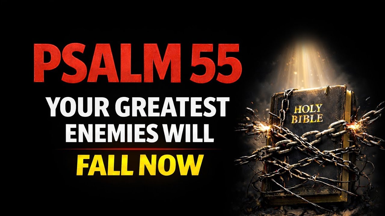PSALM 55 | Your Greatest Enemies Will Fall NOW (Powerful Prayer)