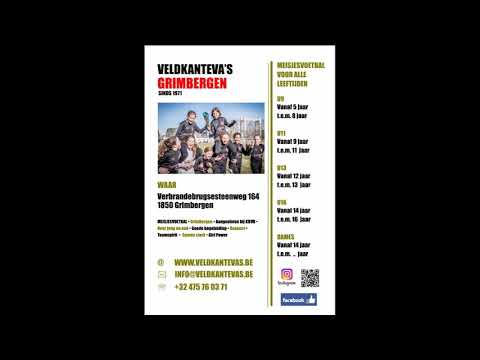 Veldkanteva's Grimbergen op bezoek bij de lokale radio Moetoen