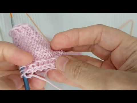 Kordelrand / I-cordrand stricken