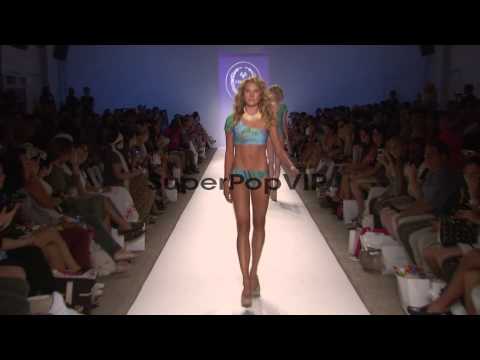 Models walk the runway during the Cote D'Or swimwear 2013...