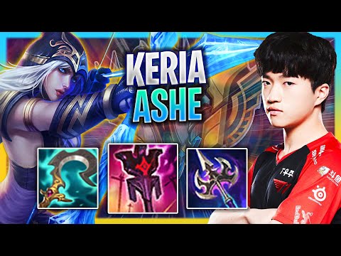 LEARN HOW TO PLAY ASHE SUPPORT LIKE A PRO! | T1 Keria Plays Ashe Support vs Thresh!  Season 2023