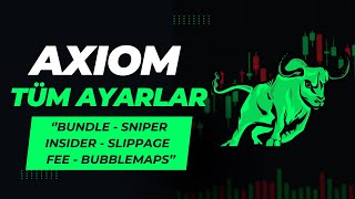 AXIOM Nasıl Kullanılır ? Bundle - Sniper - İnsider - Slippage ve Fee Ayarları