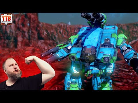100 TON MECH DRUM SOLO - Stone Rhino - German Mechgineering #792 #mwo