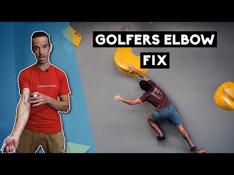 A Possible Solution To Golfer's Elbow: The Climber's Stretch