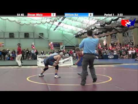 Stevan Micic vs. William Kui at 2013 FILA Cadet Nationals - FS