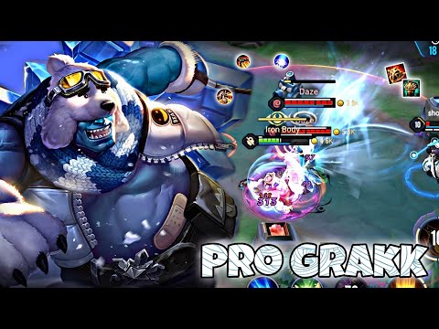 Grakk Pro Gameplay | Watch & learn This Best Hooks | Arena of Valor