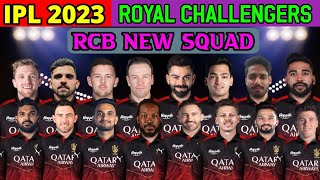 IPL 2023 | Royal Challengers Bangalore New Squad | RCB Team Full Players List | RCB Final Squad 2023