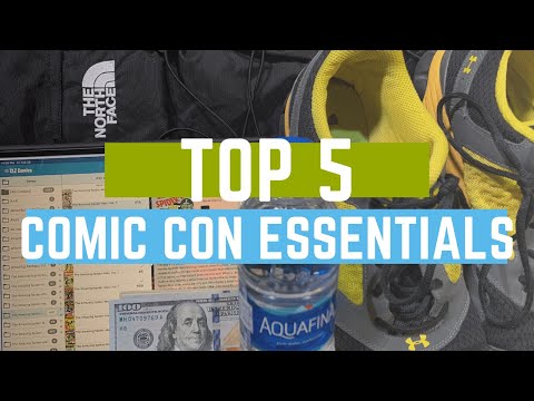 Top 5: Comic Con Essentials! Tips and Tricks To Improve Your Comicon Experience!