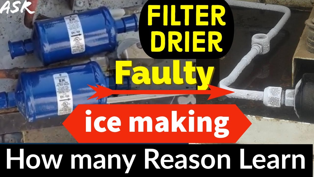 HVAC Filter Drier Blocked how many reasons filter drier faulty how many symptom very Useful video