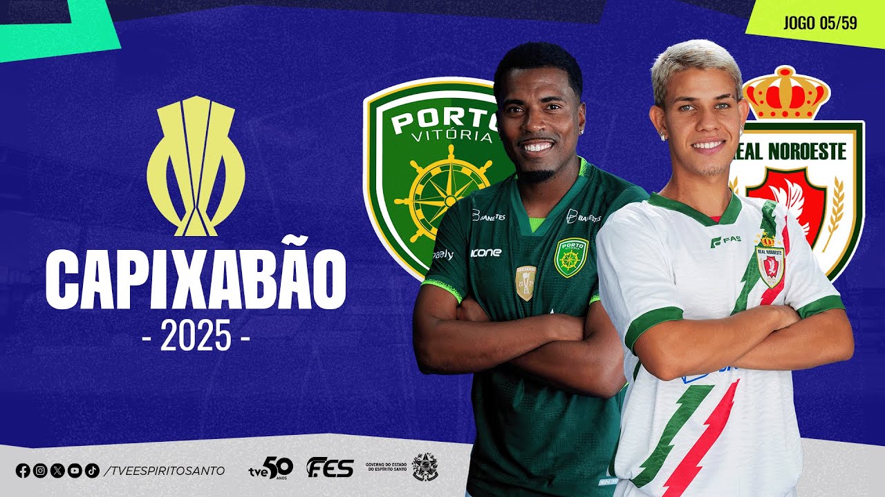 Capixabão Série A 2025 | 1ª Rodada | Porto Vitória x Real Noroeste | 20/01/2025 | 19h