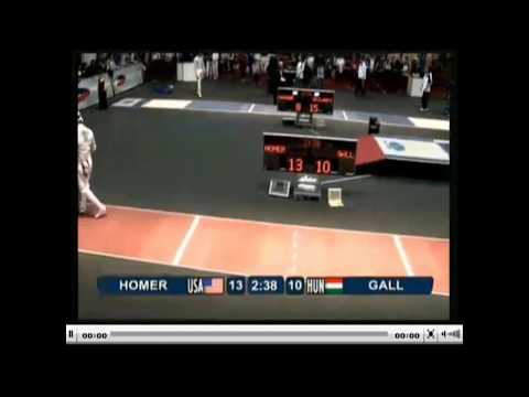 Belfast World Championships 2009 JMS - L8 - Homer USA v Gall HUN