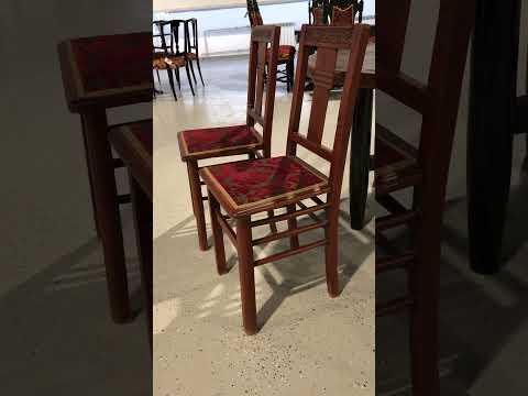 Антикварный комплект из четырех стульев