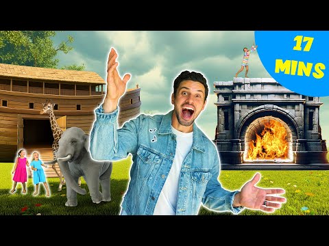17-Minute Christian Kids Dance Party | Bible Songs That Get Kids Moving 🎵 - Kingdom Kids Zone, Sing With Me - Hey! Hosanna