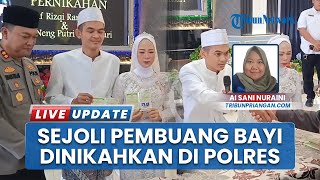 Kapolres Nikahkan Tersangka Pasangan Pembuang Bayi di Ciamis di Mapolres, Dihadiri Keluarga Pelaku