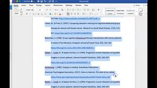 APA References Page: How to format in Hanging Indent and Alphabetize II Works cited II Bibliography