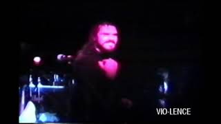 VIO-LENCE performing Mentally Afflicted, Kill on Command &amp; T.D.S.in Chicago on September 29, 1990