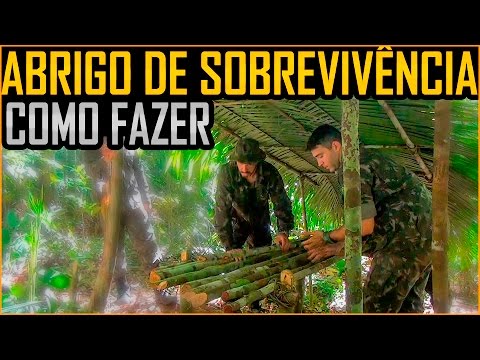 Abrigo de Sobrevivência na Selva - Como fazer (feat. 1o BIS de Manaus)