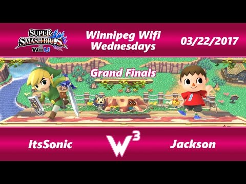 Smash 4 - W^3 2-1 - ItsSonic (Toon Link) vs Jackson (Villager) - Grand Finals