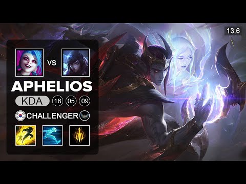 Aphelios vs Jinx ADC - KR Challenger - Patch 13.6 Season 13