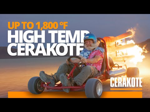 Crazy Rocketman's Engine Coated with Cerakote