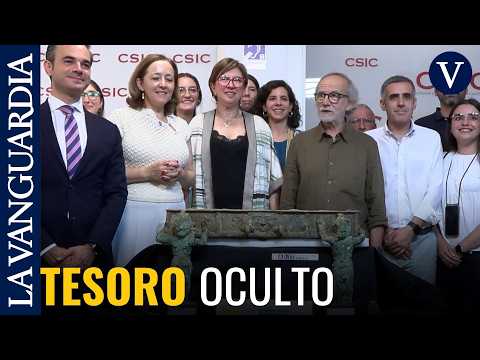 Hallado en el Turuñuelo un excepcional carro votivo de bronce único en la península ibérica