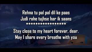 Pal Pal Dil Ke Paas Title Lyrics With Translation 