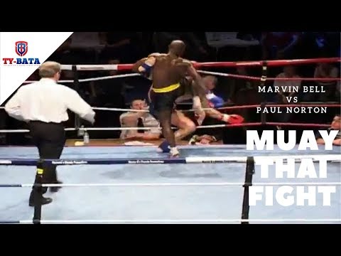 Muay Thai Fight - Marvin Bell Vs Paul Norton | Muay Thai Boxing Fight | Manchester UK 05-04-2009