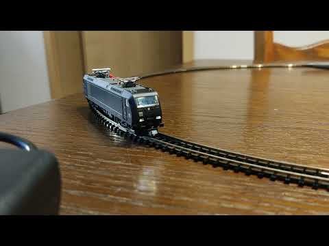 Minitrix 11147 E-Lok BR 185.1 der MRCE DCC, Licht + Sound Testfahrt